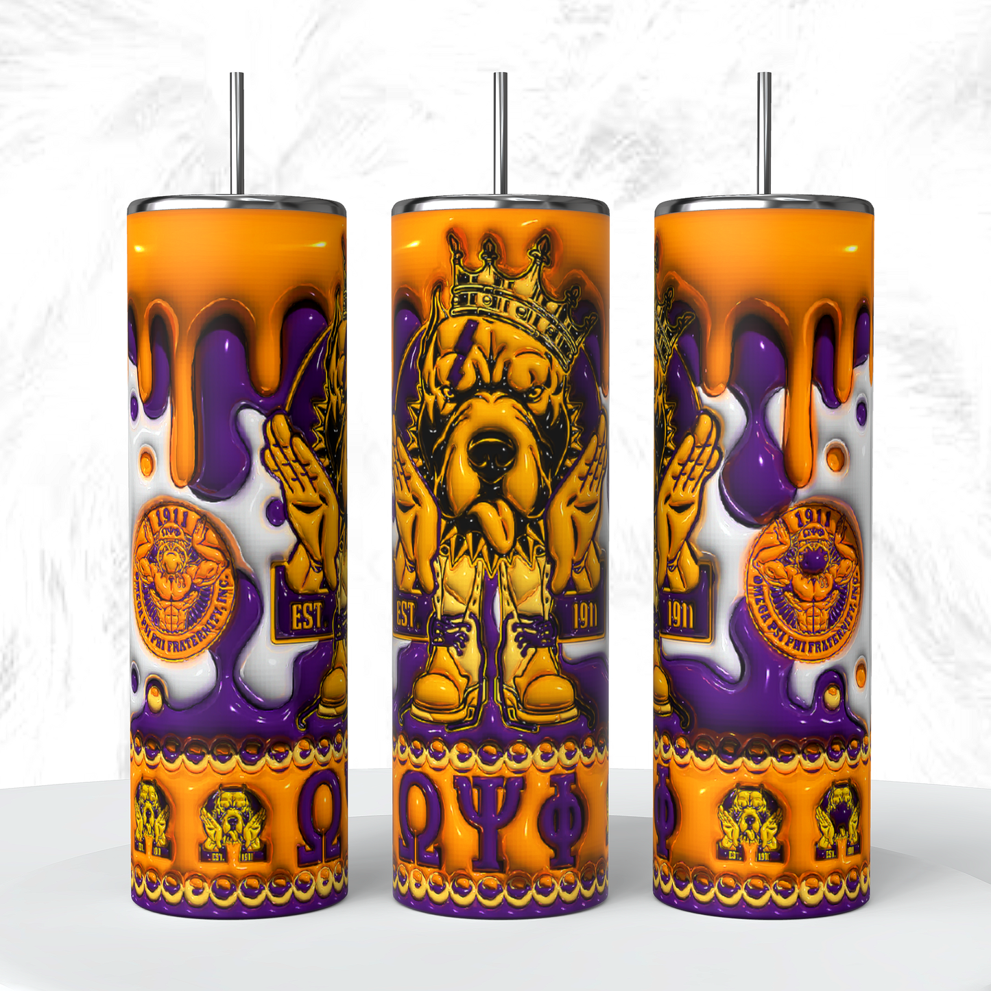 Sorority Fraternity Tumbler Design