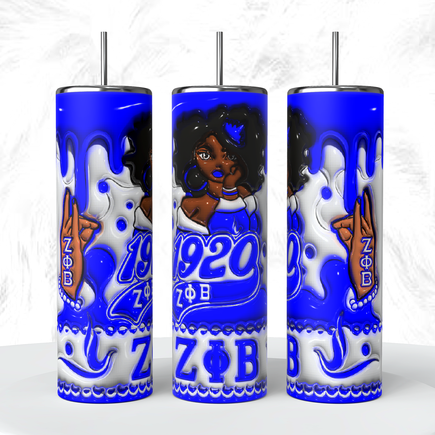 Sorority Fraternity Tumbler Design