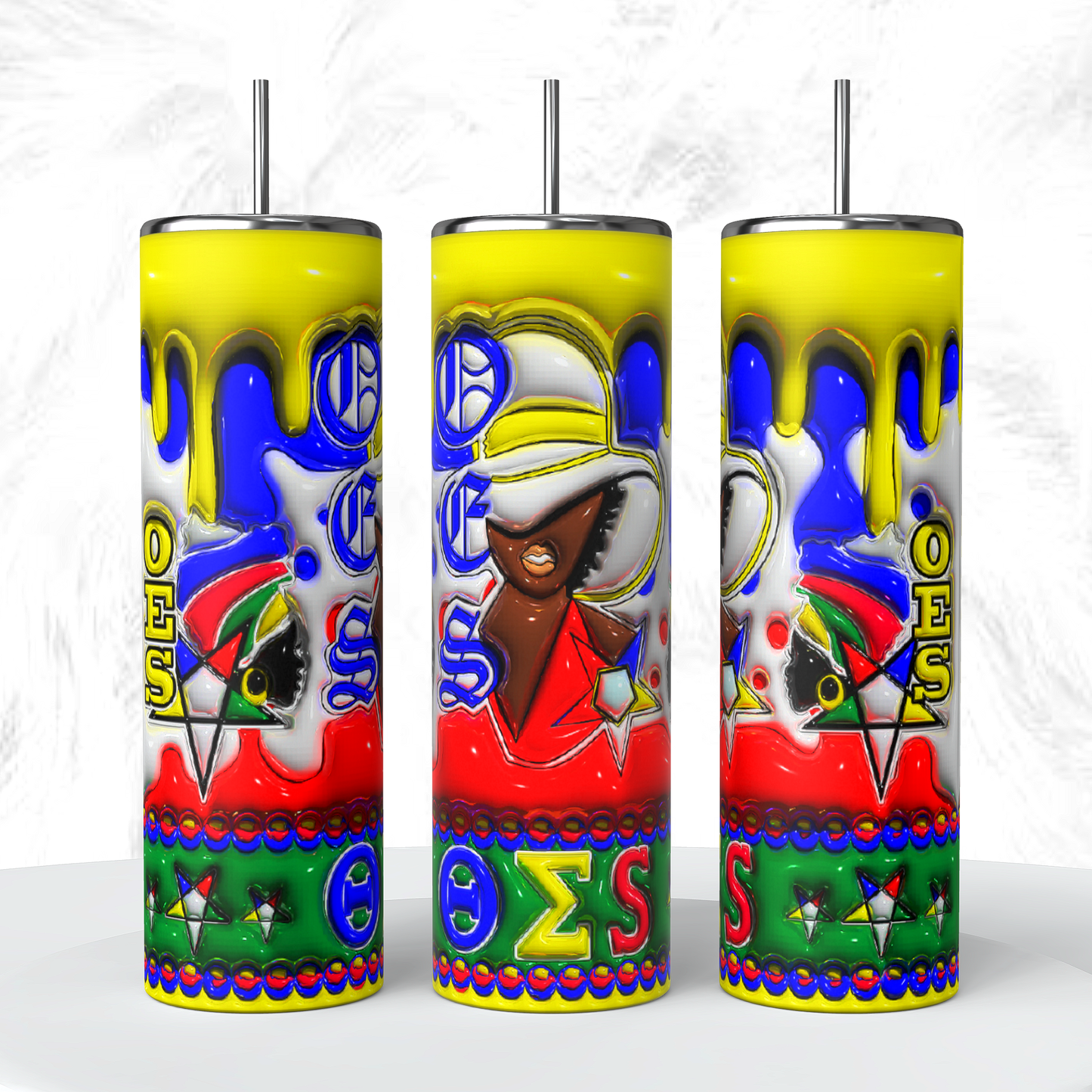 Sorority Fraternity Tumbler Design