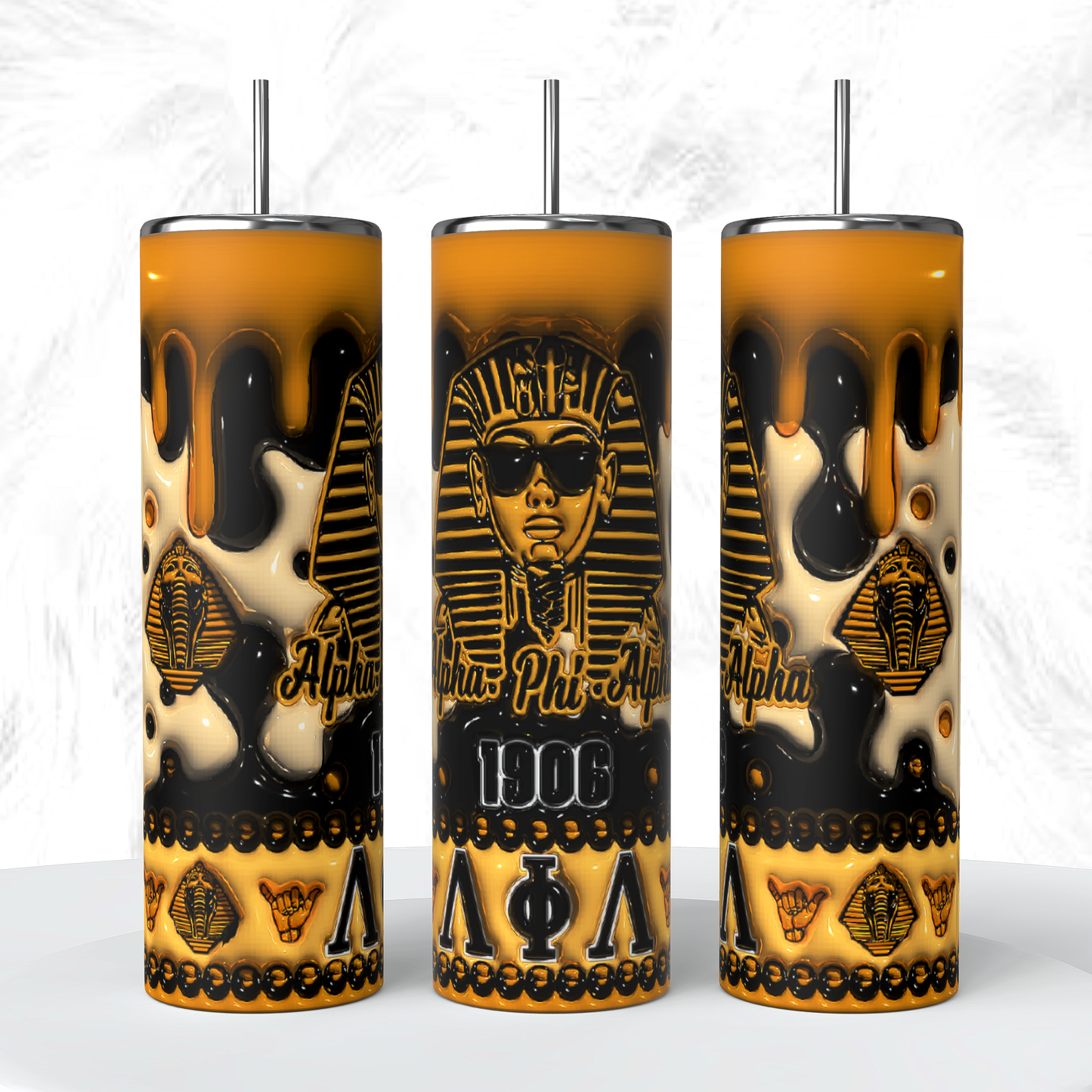 Sorority Fraternity Tumbler Design